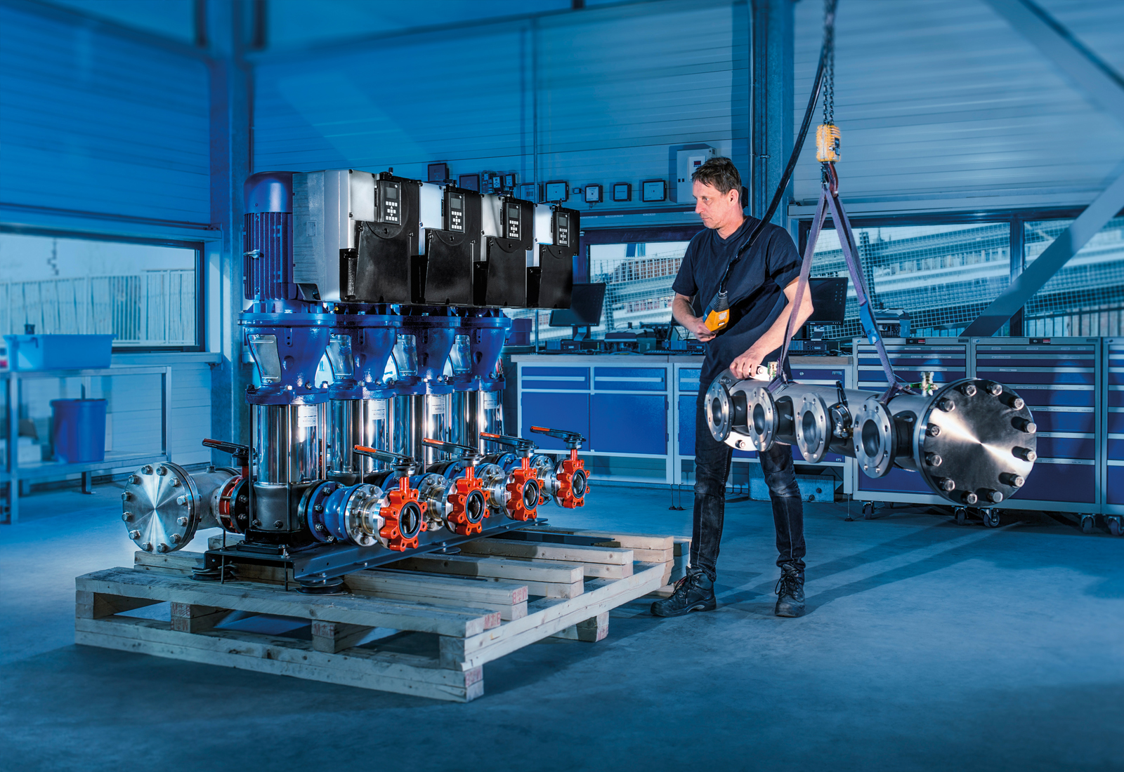 Assemblage Units maatwerk installatie KSB Manufacturing