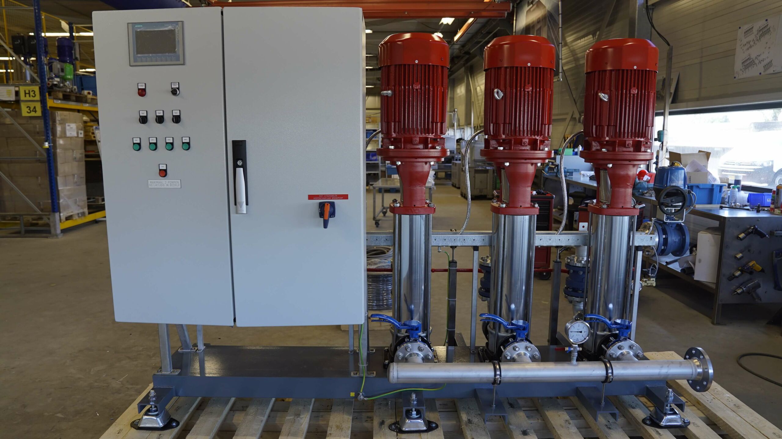 Nhow bluswaterinstallatie