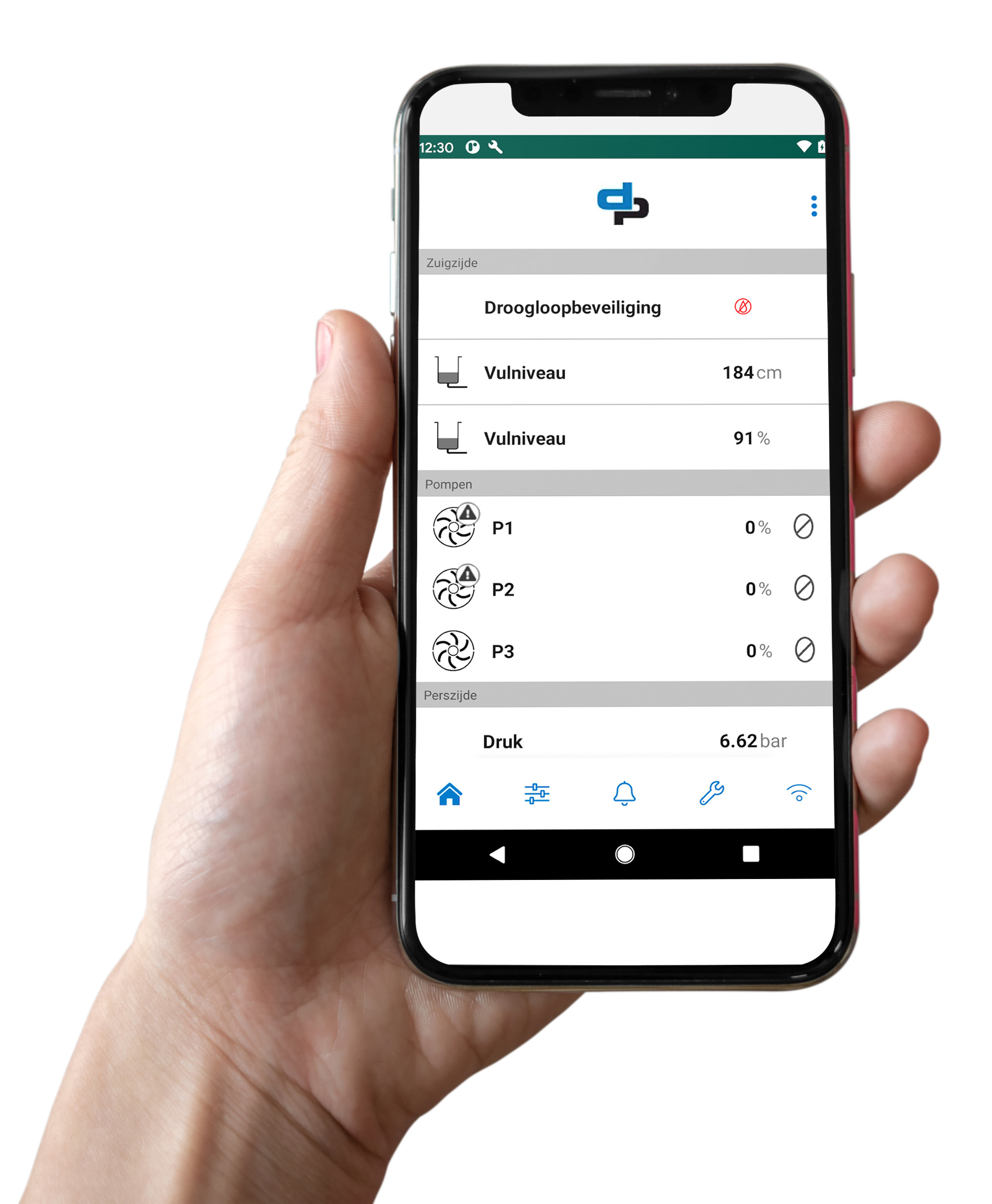 DP-Pompen-DP-Control App